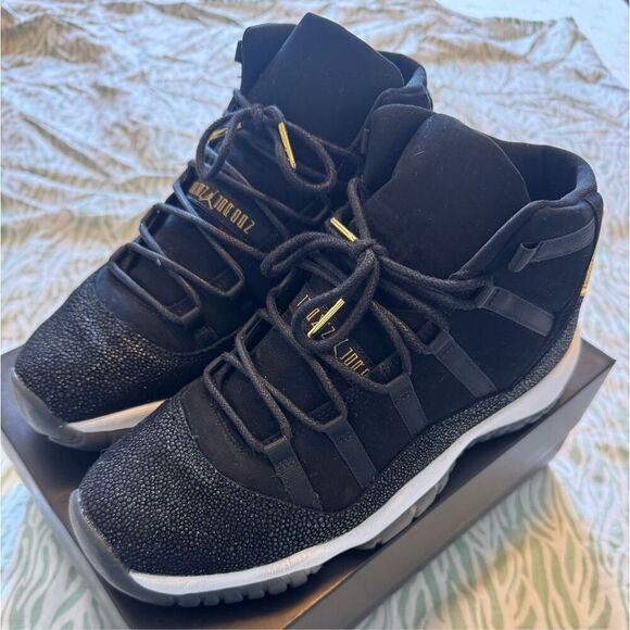 Nike Air Jordan 11 Size 8.5 Youth 10 Women Premium GS Heiress Used 852625-030 - Picture 2 of 8